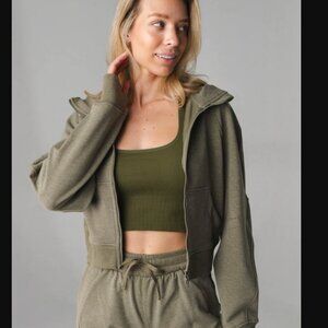 Vitality Studio Zip - Matcha Marl - XS